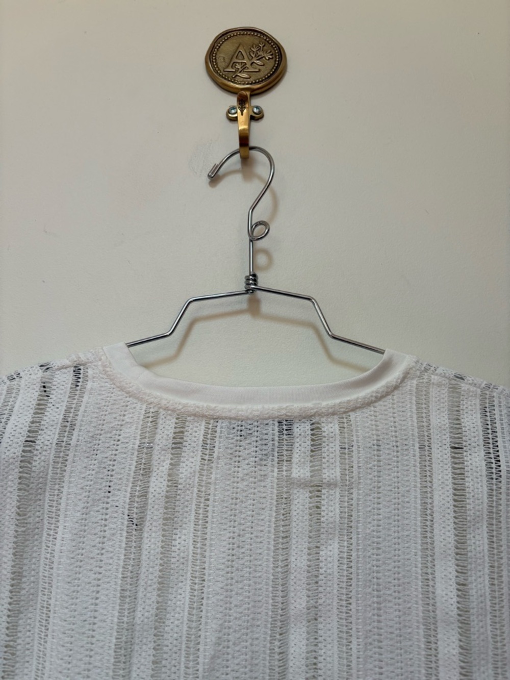 NWOT All Saints Giana Crochet Crew Neck Tank Top Size Large Women’s - Picture 11 of 11